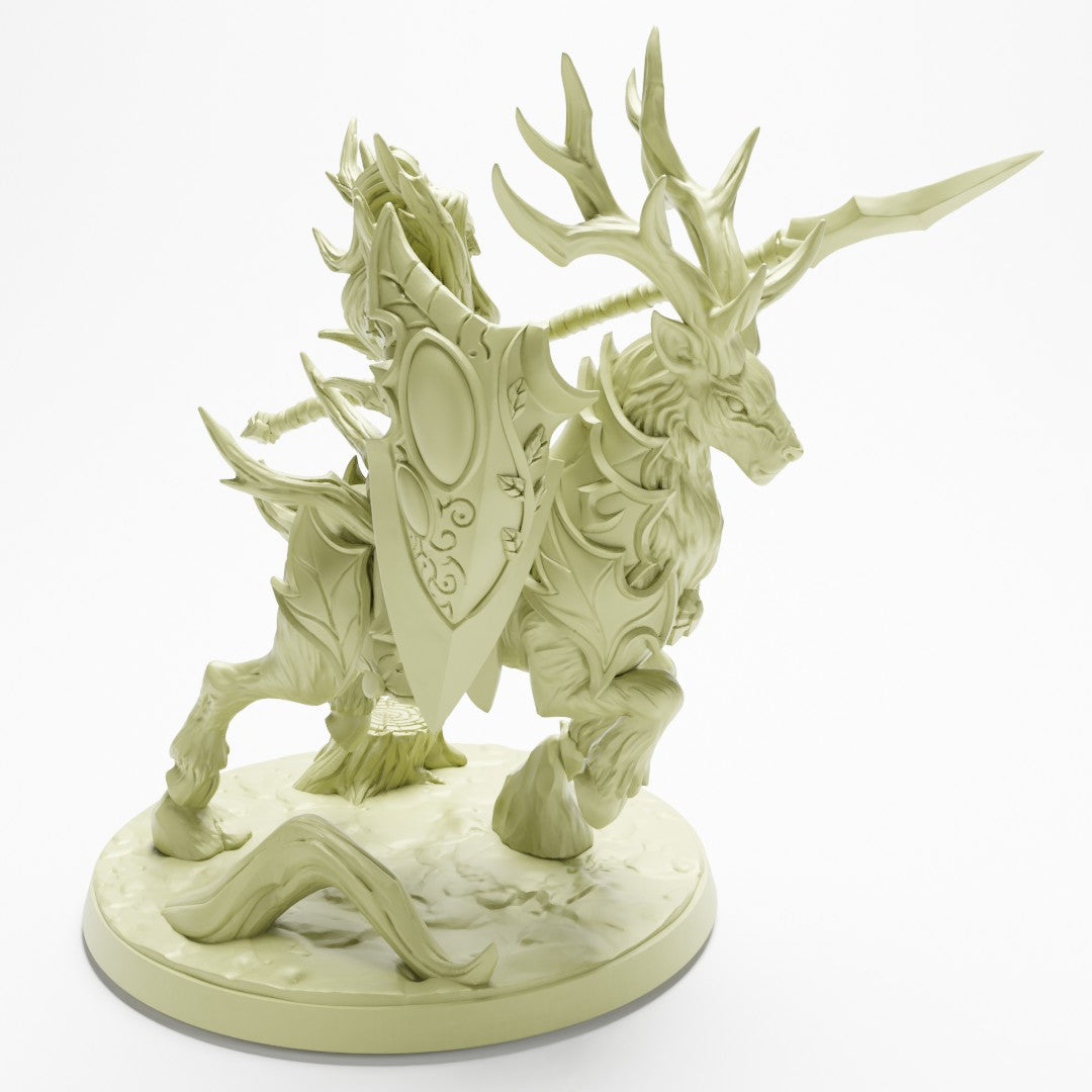 Cavalieri Elfi Silvani - Sylvan Knights - Soldato a cavallo A - M - 3DSpawn