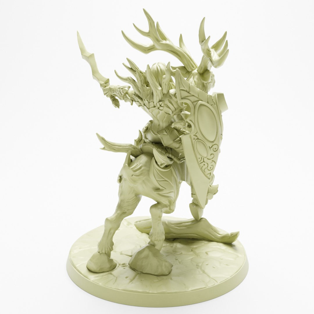 Cavalieri Elfi Silvani - Sylvan Knights - Soldato a cavallo B - M - 3DSpawn