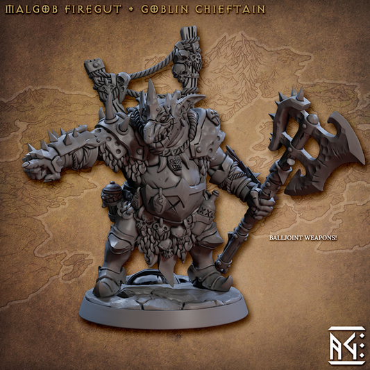 Faldorn Goblins - Eroe: Malgob Firegut - S