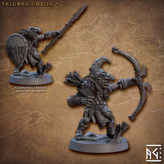 Faldorn Goblins - Soldato C - S - 3DSpawn