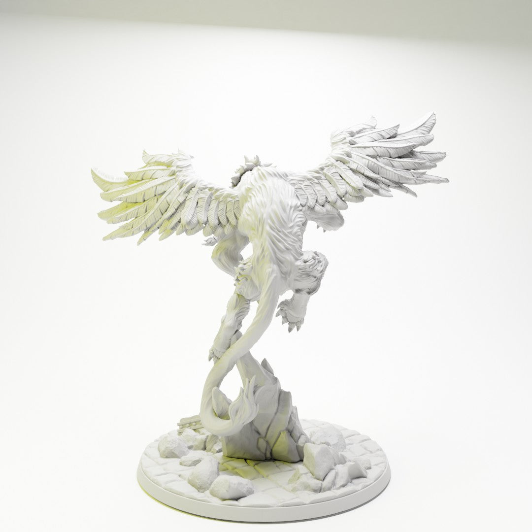 Requiem Brotherhood - Boss: Proudmane Winged Lion - L - 3DSpawn