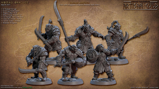 a group of miniature figurines of knights