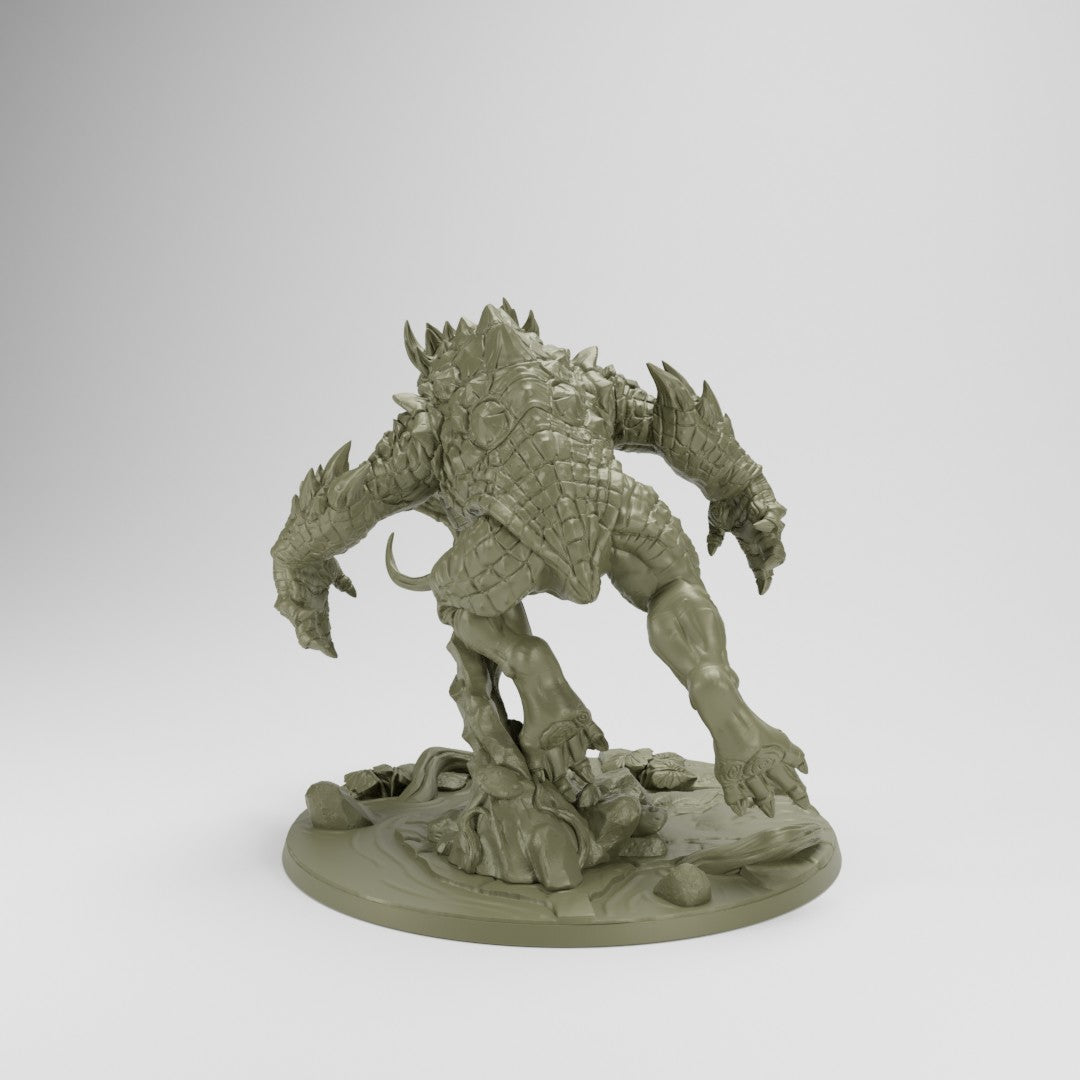 Gurunda Clan - Boss: Giant Horned Demonfrog - XL - 3DSpawn