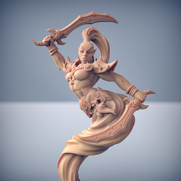 Felinidi del Deserto - Rakshakin Headhunters - Eroe: Dijinn Alriyah - M - 3DSpawn