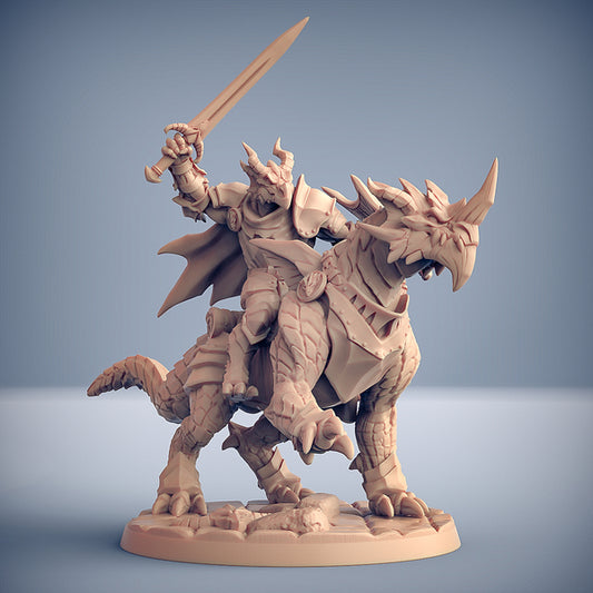 Draconidi - The Dragonguard - Soldato a cavallo A - M - 3DSpawn