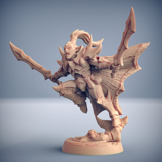 Elfo oscuro inquisitore - Ashen Alfar Inquisitor - Eroe: Khaladas - S - 3DSpawn