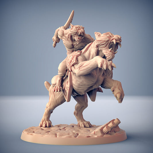 Felinidi del Deserto - Rakshakin Headhunters - Soldato a cavallo B - M - 3DSpawn