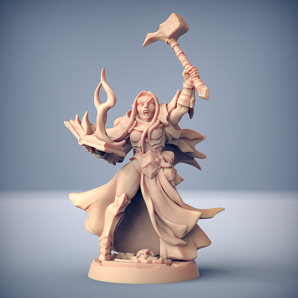 Elfo oscuro inquisitore - Ashen Alfar Inquisitor - Eroe: Talya - S - 3DSpawn