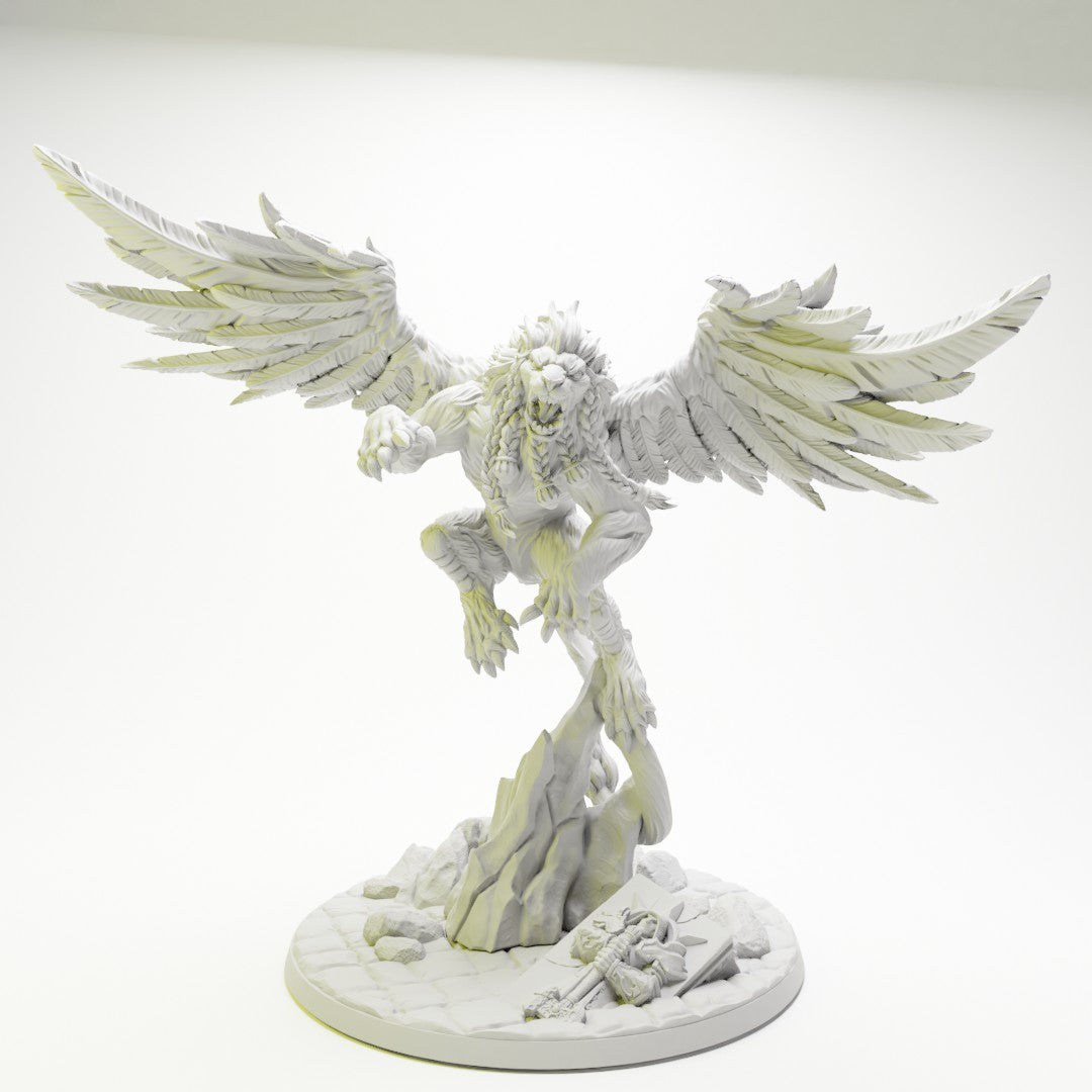 Requiem Brotherhood -  Boss: Proudmane Winged Lion - L - 3DSpawn