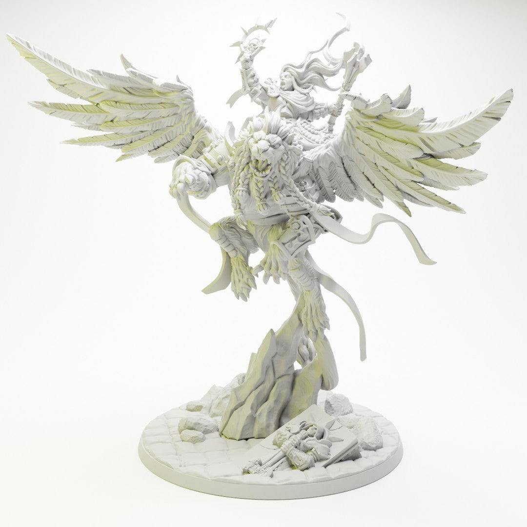 Requiem Brotherhood -  Boss: Proudmane Winged Lion - L - 3DSpawn