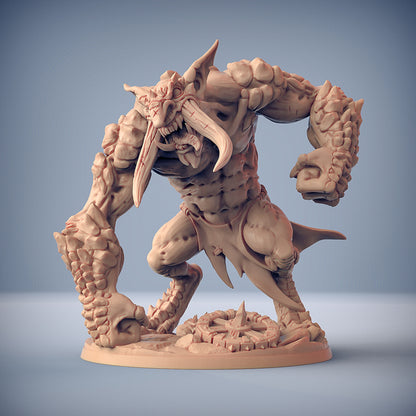 Blackrazor Hobgoblins - Boss: Blackrazor Troll - L - 3DSpawn