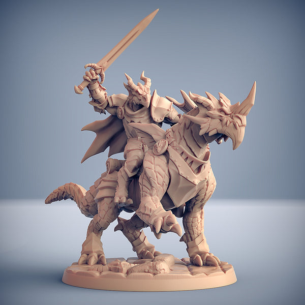 Draconidi - The Dragonguard - Soldato a cavallo A - M - 3DSpawn