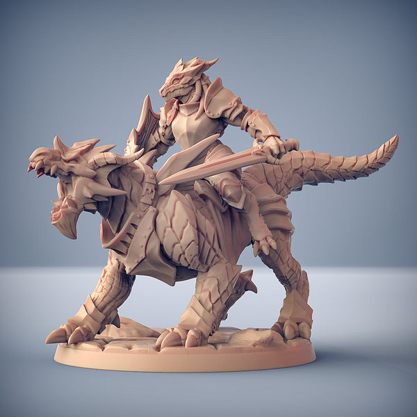 Draconidi - The Dragonguard - Soldato a cavallo C - M - 3DSpawn