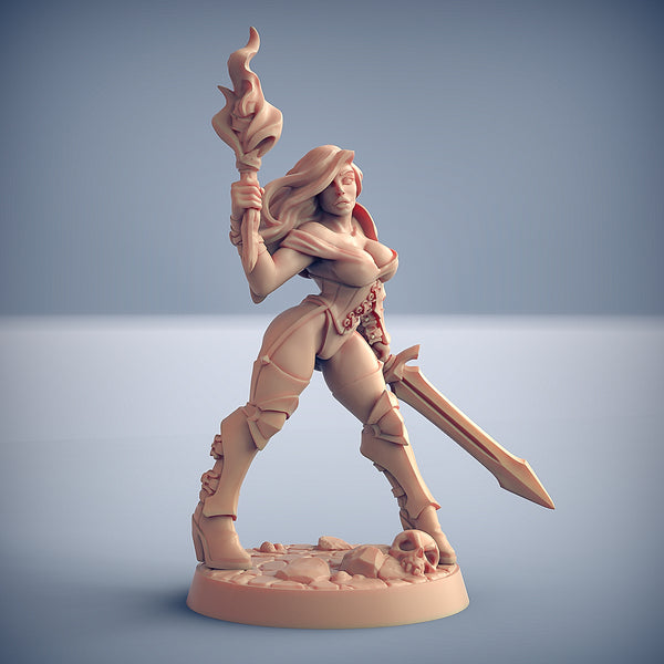 Gilda dei Combattenti - Fighters Guild - Eroe: Elena the Guild Beauty - S - 3DSpawn