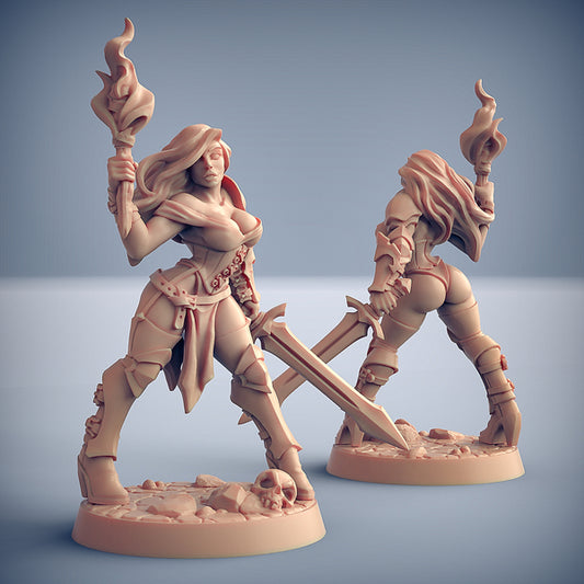 Gilda dei Combattenti - Fighters Guild - Eroe: Elena the Guild Beauty - S - 3DSpawn